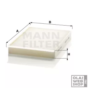 Mann-Filter pollenszűrő CU25002