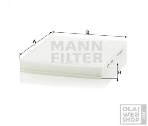 Mann-Filter pollenszűrő CU2545