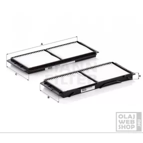 Mann-Filter pollenszűrő CU26008-2