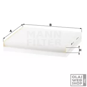 Mann-Filter pollenszűrő CU26017