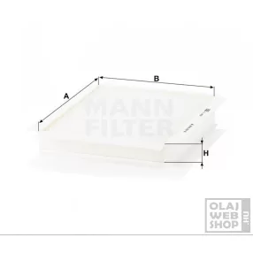 Mann-Filter pollenszűrő CU2622