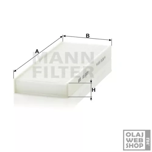 Mann-Filter pollenszűrő CU 2623
