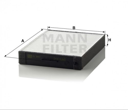Mann-Filter pollenszűrő CU2647
