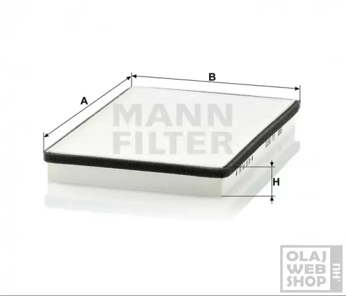 Mann-Filter pollenszűrő CU2672