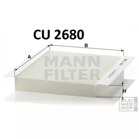 Mann-Filter pollenszűrő CU2680