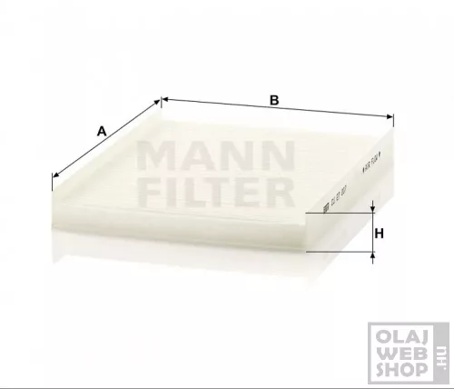 Mann-Filter pollenszűrő CU27007