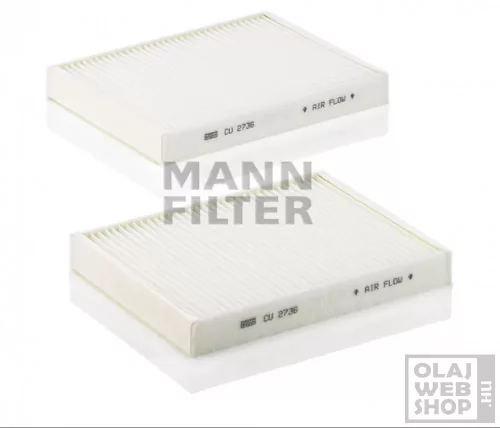 Mann-Filter pollenszűrő CU2736-2