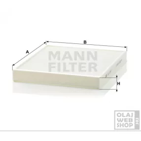 Mann-Filter pollenszűrő CU2757