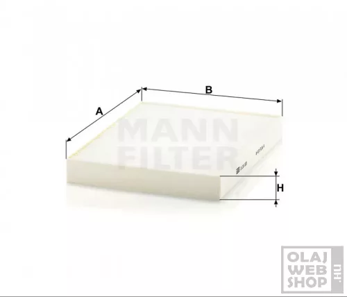Mann-Filter pollenszűrő CU28003