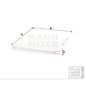 Mann-Filter pollenszűrő CU28004