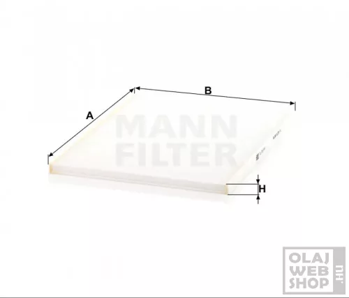 Mann-Filter pollenszűrő CU28004