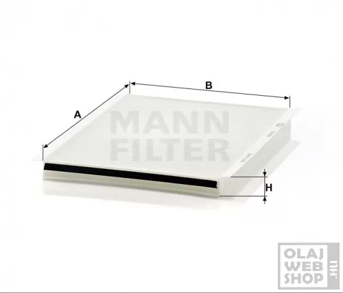 Mann-Filter pollenszűrő CU2839