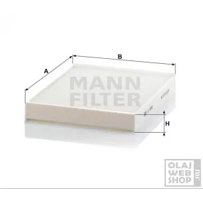 Mann-Filter pollenszűrő CU2842