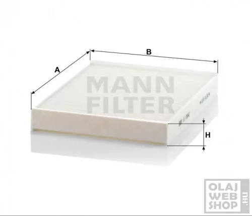 Mann-Filter pollenszűrő CU2842