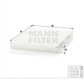 Mann-Filter pollenszűrő CU2882