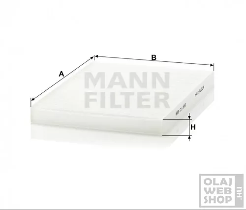 Mann-Filter pollenszűrő CU2882