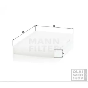 Mann-Filter pollenszűrő CU2940