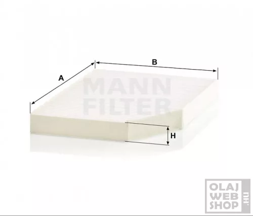 Mann-Filter pollenszűrő CU30007