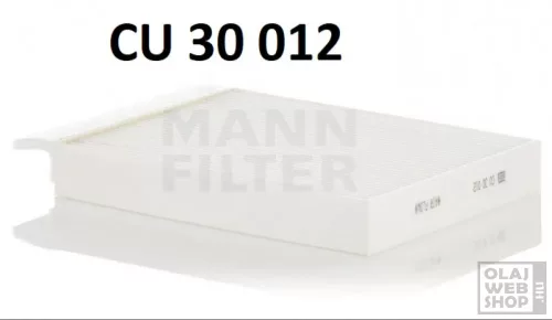 Mann-Filter pollenszűrő CU30012