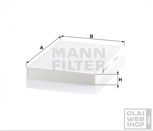 Mann-Filter pollenszűrő CU3037