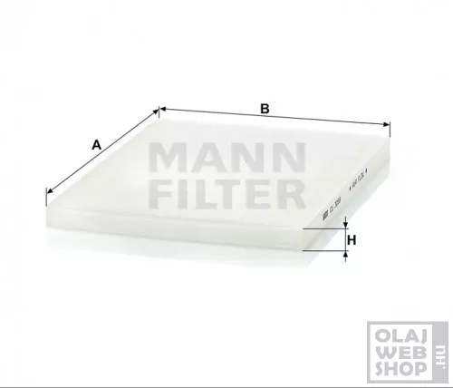 Mann-Filter pollenszűrő CU3059