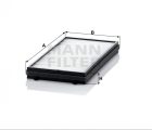 Mann-Filter pollenszűrő CU3124-2 2 db