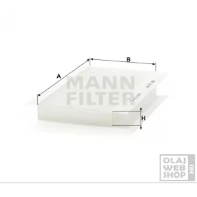 Mann-Filter pollenszűrő CU3337