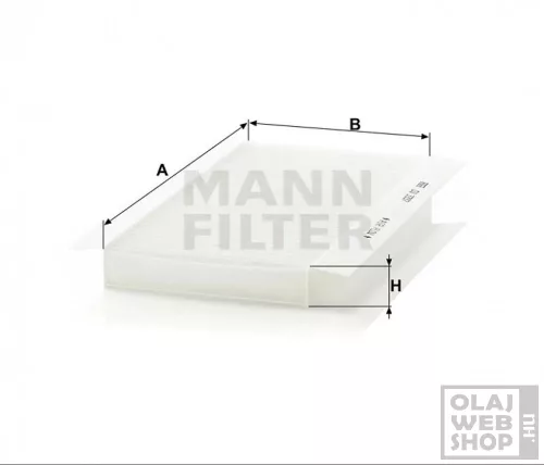 Mann-Filter pollenszűrő CU3337