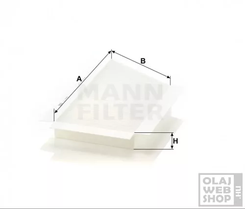 Mann-Filter pollenszűrő CU3448