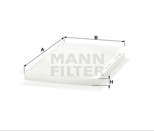Mann-Filter pollenszűrő CU3455