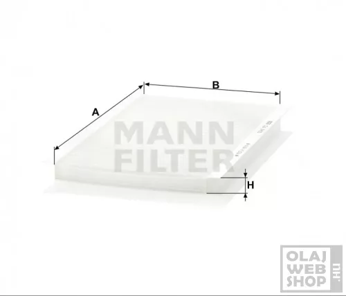 Mann-Filter pollenszűrő CU3455