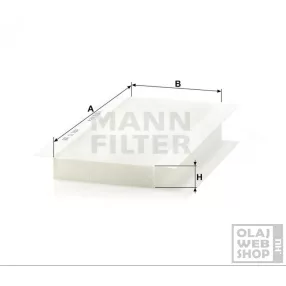Mann-Filter pollenszűrő CU3554