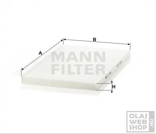 Mann-Filter pollenszűrő CU3562