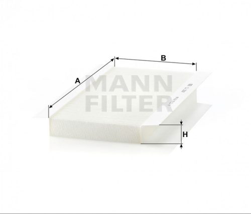 Mann-Filter pollenszűrő CU3567