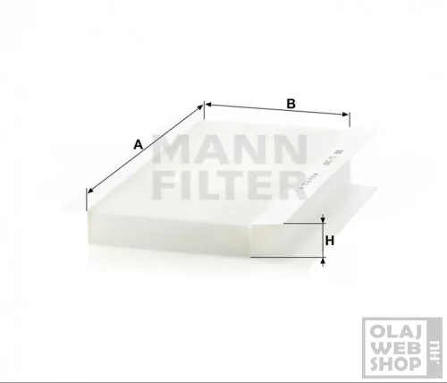 Mann-Filter pollenszűrő CU3567