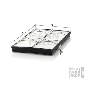 Mann-Filter pollenszűrő CU3759