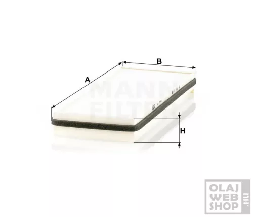 Mann-Filter pollenszűrő CU3840