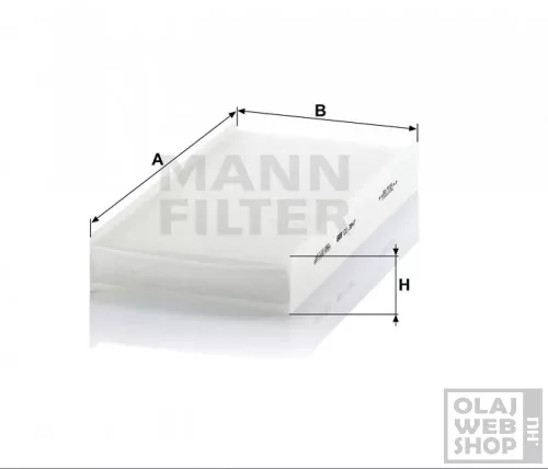 Mann-Filter pollenszűrő CU3847
