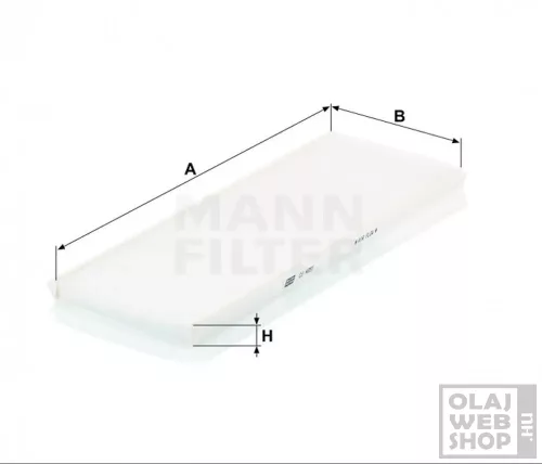 Mann-Filter pollenszűrő CU4251