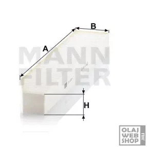 Mann-Filter pollenszűrő CU4727