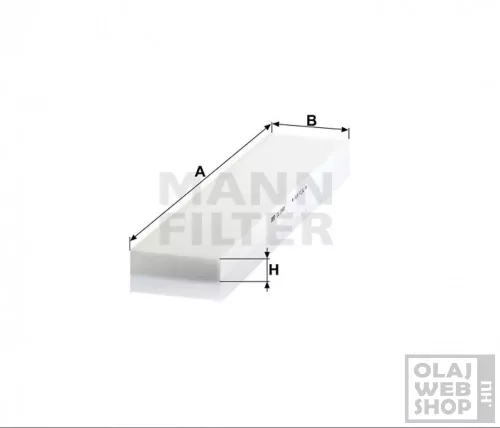 Mann-Filter pollenszűrő CU5480