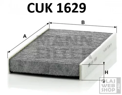 Mann-Filter aktívszenes pollenszűrő CUK1629