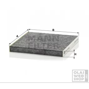 Mann-Filter aktívszenes pollenszűrő CUK18002