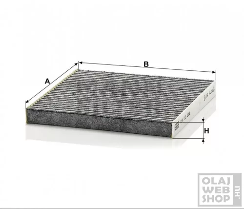 Mann-Filter aktívszenes pollenszűrő CUK18002