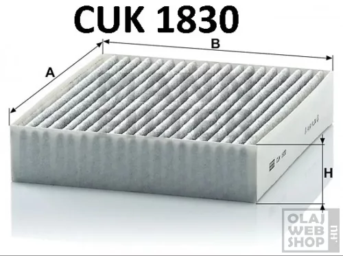 Mann-Filter aktívszenes pollenszűrő CUK1830