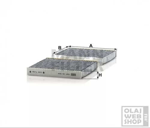 Mann-Filter aktívszenes pollenszűrő CUK19004
