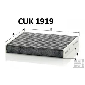 Mann-Filter aktívszenes pollenszűrő CUK1919