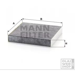 Mann-Filter aktívszenes pollenszűrő CUK20006