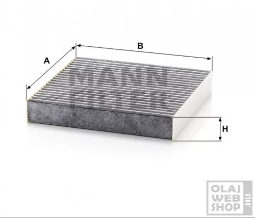 Mann-Filter aktívszenes pollenszűrő CUK20006
