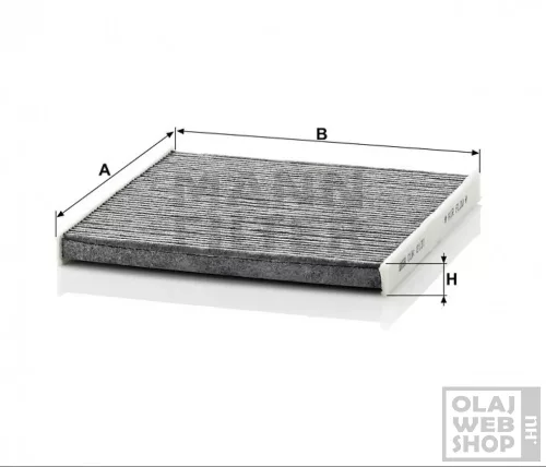 Mann-Filter aktívszenes pollenszűrő CUK2131